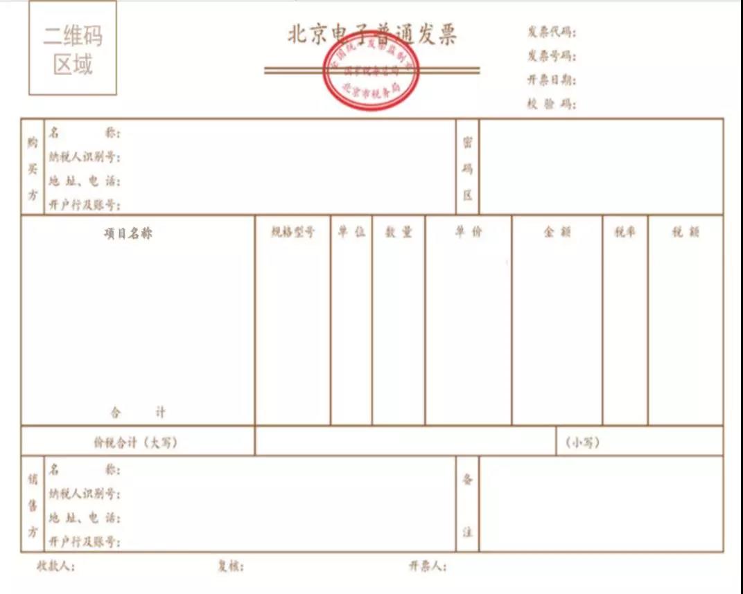 北京试点区块链电子普通发票，从停车通用发票、景点门票开始