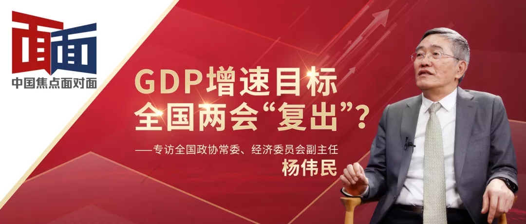 GDP增速目标在全国两会“复出”？全国政协常委杨伟民回应